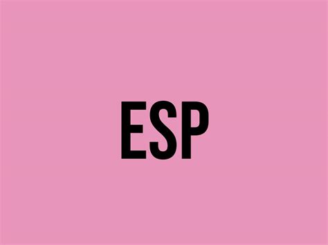 what does esp mean.